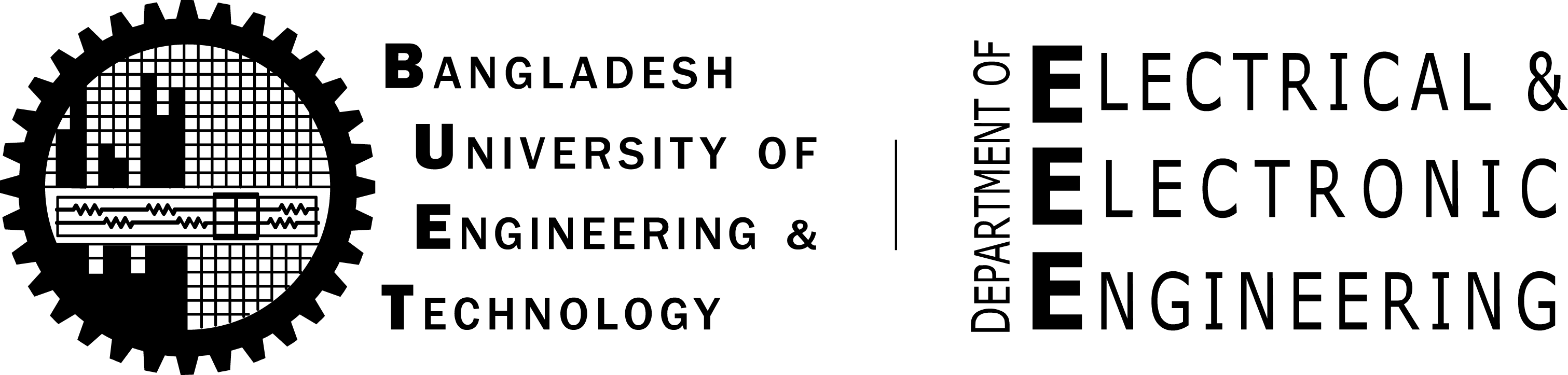 BUET EEE full logo, black